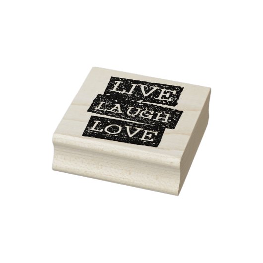 Live Laugh Love 2 Rubberstempel (Stempel)