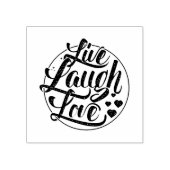 Live Laugh Love 2 Rubberstempel (Afrduk)