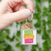 Live Laugh Love 2 Sleutelhanger (Hand)