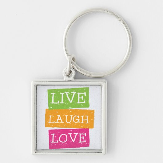 Live Laugh Love 2 Sleutelhanger (Voorkant)
