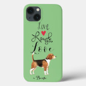 Live Laugh Love a Beagle Case-Mate iPhone Case (Achterkant)