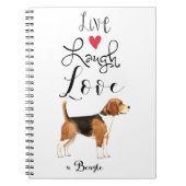 Live Laugh Love a Beagle Notitieboek (Voorkant)