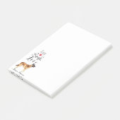 Live Laugh Love a Belgische Malinois Post-it Notes (Schuin)