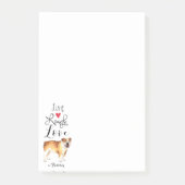 Live Laugh Love a Bulldog Post-it Notes (Voorkant)