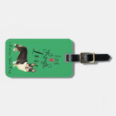 Live Laugh Love a Cardigan Welsh Corgi Bagagelabel (Voorkant horizontaal)