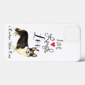 Live Laugh Love a Cardigan Welsh Corgi Case-Mate iPhone Case (Achterkant (horizontaal))