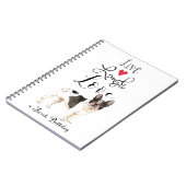Live Laugh Love a French Bulldog Notitieboek (Linkerzijde)
