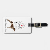 Live Laugh Love a German Shorthaired Pointer Bagagelabel (Voorkant horizontaal)