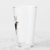 Live Laugh Love a Gordon Setter Glass Glas (Links)