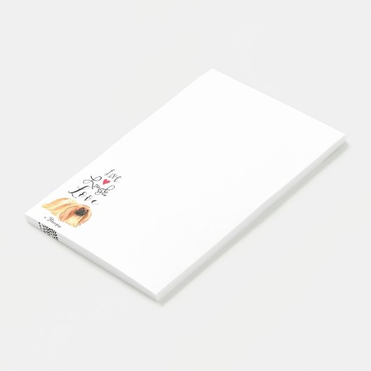 Live Laugh Love a Pekingese Notes (Schuin)
