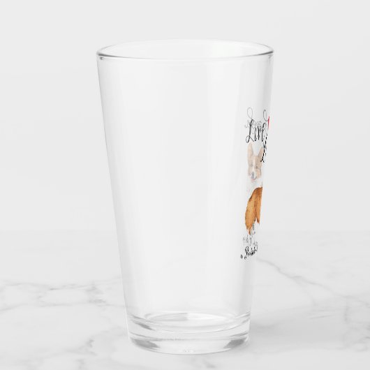 Live Laugh Love a Pembroke Welsh Corgi Glas (Rechts)