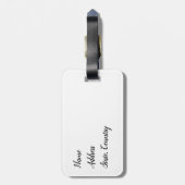 Live Laugh Love a Pharaoh Hound Bagagelabel (Achterkant verticaal)