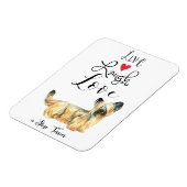 Live Laugh Love a Skye Terrier Magnet Magneet (Linkerzijde)