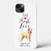 Live Laugh Love a Wheaten Case-Mate iPhone Case (Achterkant)