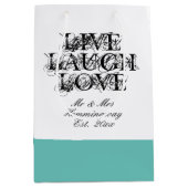 Live Laugh Love aangepaste cadeautas voor huwelijk (Voorkant)