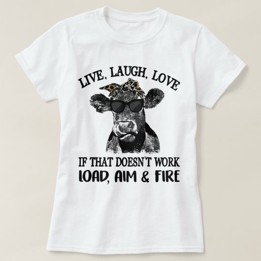 Live Laugh Love als dat niet werkt,Doelstelling,Vu T-shirt (Design voorkant)