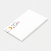 Live Laugh Love an Italy Greyhound Post-it Notes (Schuin)