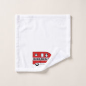 "Live, Laugh, Love and Camp" Camper Hand Towel Bad Handdoek (Wasdoekje)