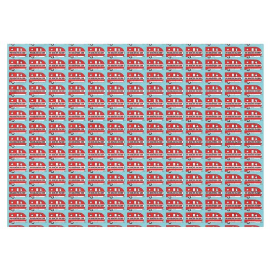 "Live, Laugh, Love and Camp" Tafelkleed (Voorkant (Horizontaal))