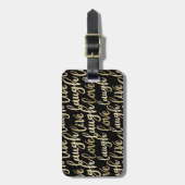 Live Laugh Love Bagagelabel (Voorkant verticaal)