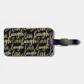 Live Laugh Love Bagagelabel (Achterkant horizontaal)