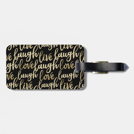Live Laugh Love Bagagelabel (Achterkant horizontaal)