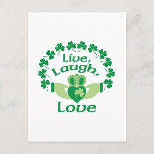 Live Laugh Love Briefkaart