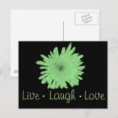 Live Laugh Love Briefkaart (Voorkant / Achterkant)