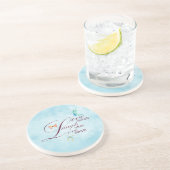 Live Laugh Love Butterflies Zandsteen Onderzetter (Zijkant)