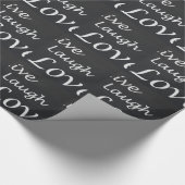 Live Laugh Love Cadeaupapier (Hoek)