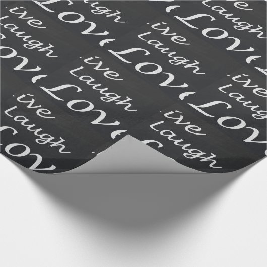 Live Laugh Love Cadeaupapier (Hoek)