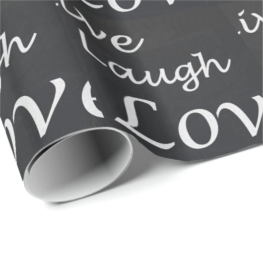 Live Laugh Love Cadeaupapier (Rol Hoek)
