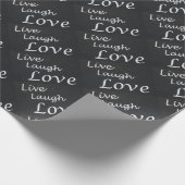 Live Laugh Love Cadeaupapier (Hoek)