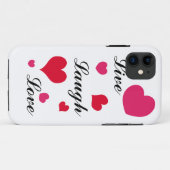 Live, Laugh, Love Case-Mate iPhone Case (Achterkant (horizontaal))