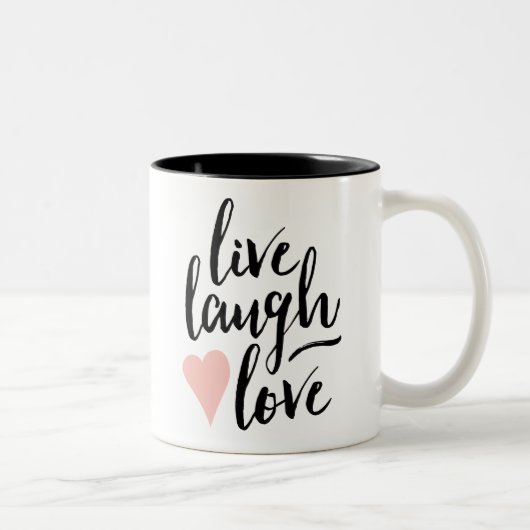 Live Laugh Love Coffee Mok (Rechts)