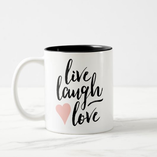 Live Laugh Love Coffee Mok (Links)