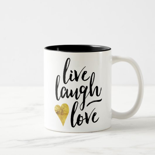 Live Laugh Love Coffee Mok (Rechts)