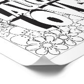 Live Laugh love Color It Yzelf Poster (Hoek)