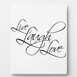 Live Laugh Love Customize Product Fotoplaat