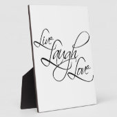 Live Laugh Love Customize Product Fotoplaat (Zijkant)