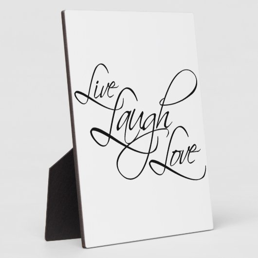 Live Laugh Love Customize Product Fotoplaat (Zijkant)