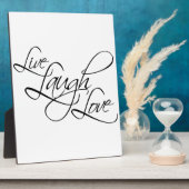 Live Laugh Love Customize Product Fotoplaat (Zijkant)