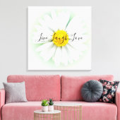 Live Laugh Love Daisy Canvas Afdruk (Insitu (Woonkamer))