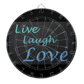 Live Laugh Love Dartbord (Voorkant)