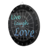 Live Laugh Love Dartbord (Voorkant Rechts)