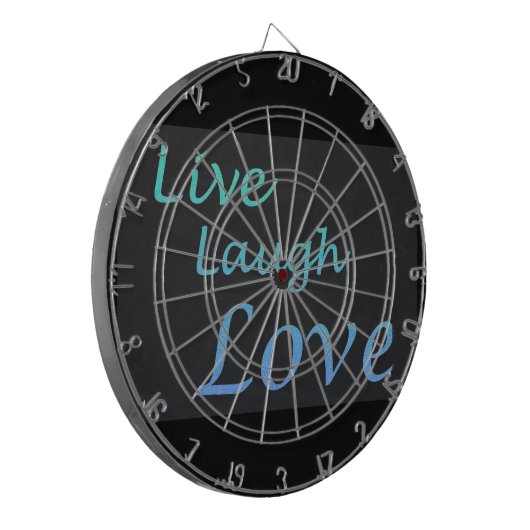 Live Laugh Love Dartbord (Voorkant Links)
