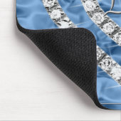 Live Laugh Love Diamond Heart Blue Muismat (Hoek)
