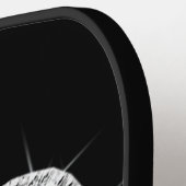 Live Laugh Love Diamond Heart Pickleball Paddle (Links Detail)