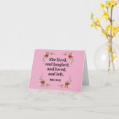 Live Laugh Love Divorce Funny Enmoegement Kaart (Gele Bloem)