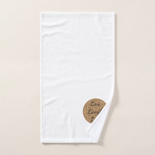 "Live, Laugh, Love"-dodset Bad Handdoek (Handdoek)